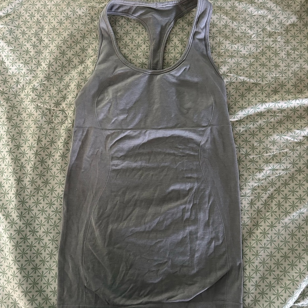 Gray Lululemon Women's Racerback Tank Top
